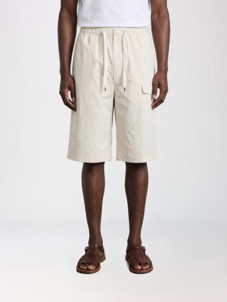 Lemaire Knee-Length Cotton Cargo Shorts with Side Pockets and Drawstring