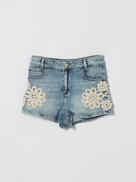Pantalones cortos de mezclilla con aplicaciones Liu Jo