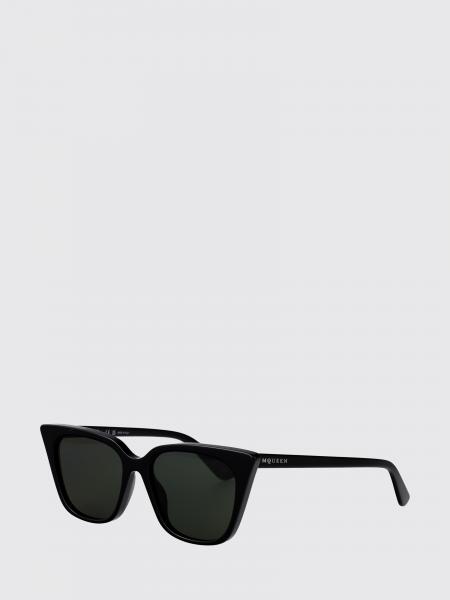 Butterfly Cat-Eye Sunglasses McQueen in Acetate with Lettering Logo
