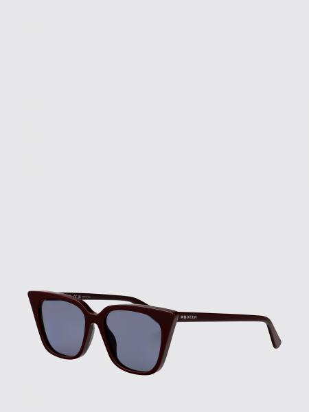 Butterfly Cat-Eye Sunglasses McQueen in Acetate with Lettering Logo