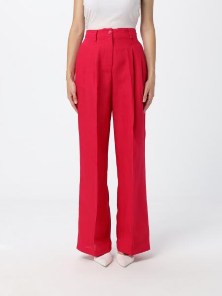 Linen Blend Classic Trousers Actitude Twinset