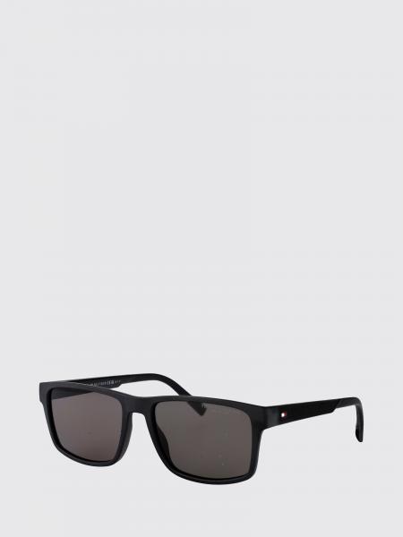Tommy Hilfiger Aviator Acetate Sunglasses with Contrasting Logo