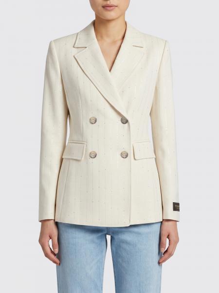 Cotton Double-Breasted Blazer Ermanno Firenze