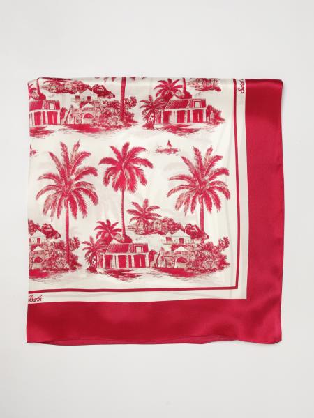 MC2 Saint Barth Animalier Print Square Silk Foulard