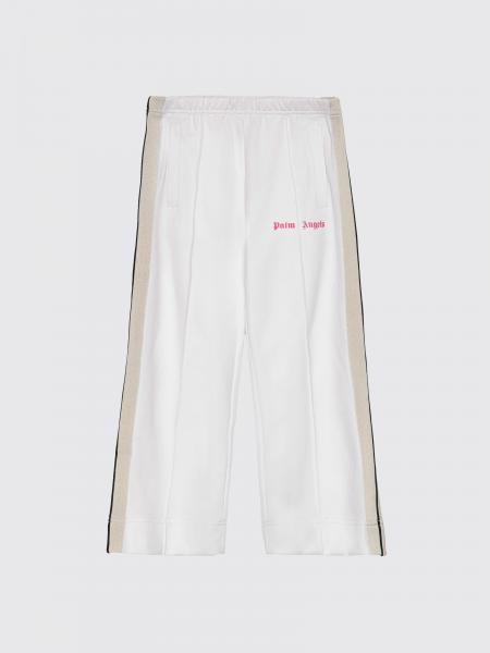 Boy's Jersey Sports Trousers Palm Angels with Contrasting Logo and Elasticated Waist