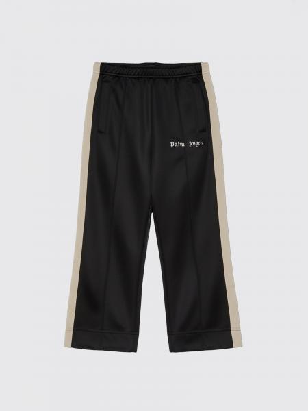 Palm Angels ボーイズ ジャージー スポーツパンツ コントラストロゴ入り
