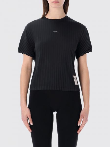 Slim Fit Recycled Polyester T-shirt Satisfy with Contrast Logo