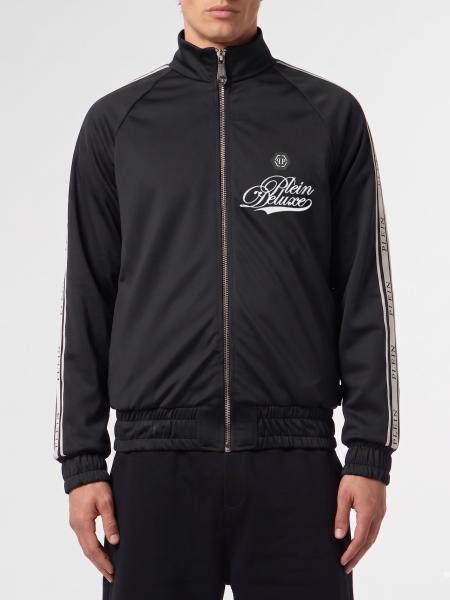 Polyester Bomber Jacket with Logo Philipp Plein