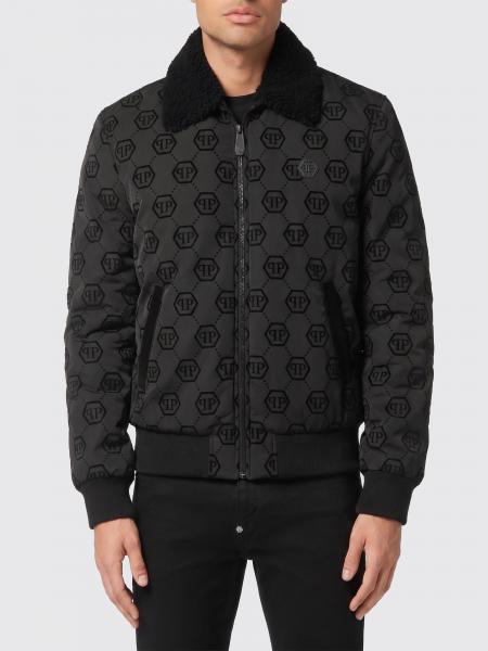 PP Philipp Plein Aviator Wool Bomber Jacket