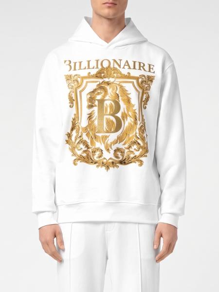 Billionaire Cotton Hoodie with Baroque Print
