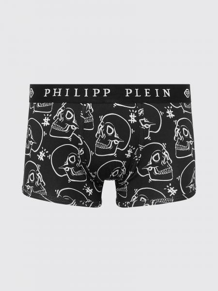 Philipp Plein 스컬 프린트 스트레치 코튼 블렌드 복서