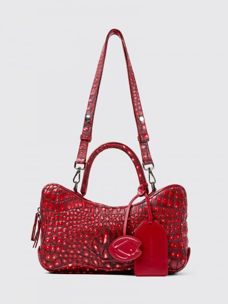Lunssi Bag CamperLab in Crocodile Print Leather