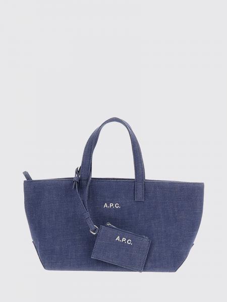 Borsa Le Drummer A.P.C. in canvas di cotone