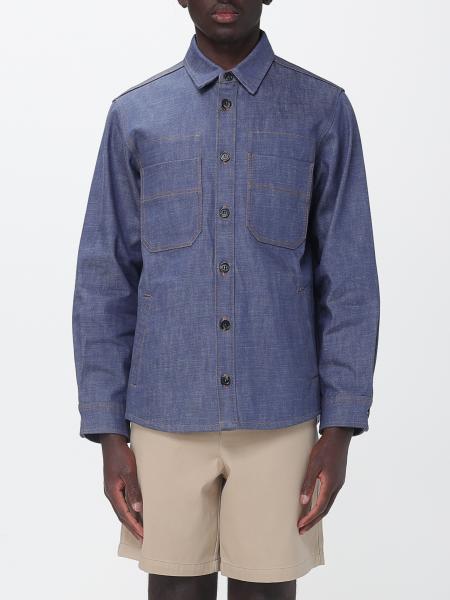 Veste en jean de coton A.P.C.