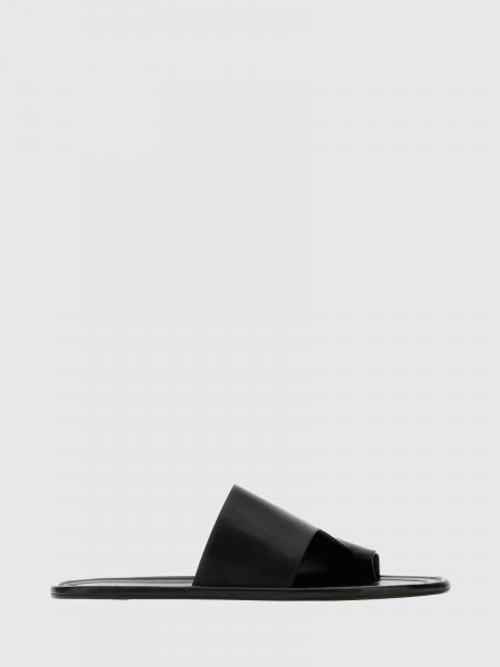 The Row Malick Leather Sandals