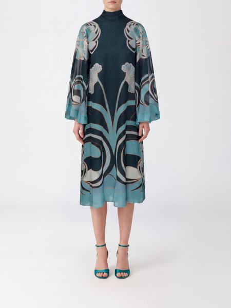 Long Dress La Doublej in Printed Silk