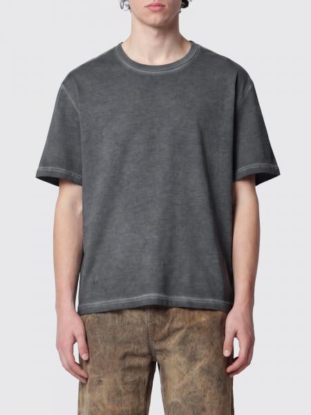 Relaxed Fit T-Shirt Séfr in Organic Cotton with Crew Neck and Dropped Shoulders