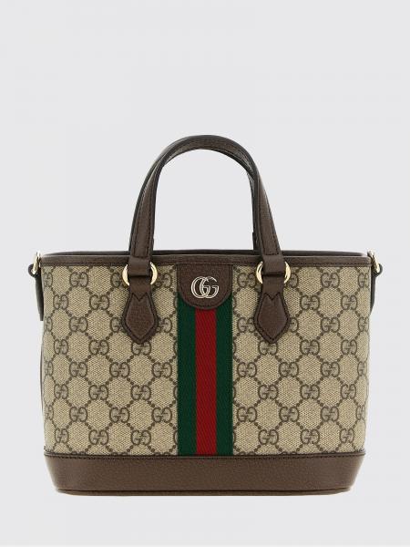 Gucci Ophidia GG Supreme Mini Handbag with Shoulder Strap