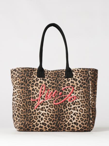 Sac cabas Liu Jo en toile à imprimé animalier avec double anse