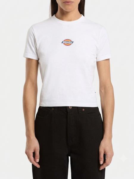 Dickies Maple Valley Cropped Cotton T-Shirt with Printed Logo