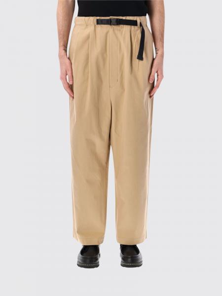 Comme des Garçons Wide-Leg-Baumwollhose mit Kordelzug in der Taille