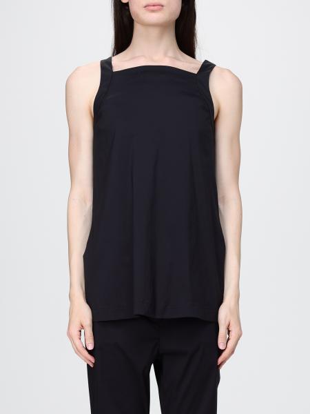 Straight-Neck Off-Shoulder Top Max Mara in Stretch Cotton-Blend