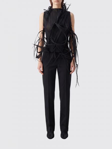 ISSEY MIYAKE 不对称修身款晚宴上衣，饰有拼接和刺绣