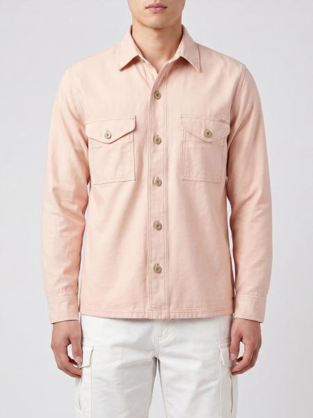 Long-Sleeved Casual FILSON Cotton Shirt with Flap Pockets