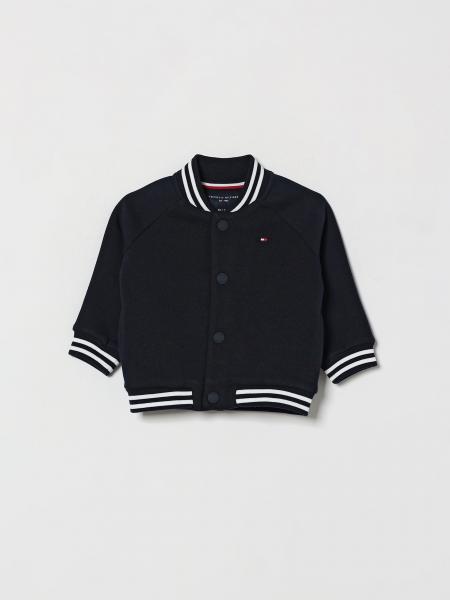 Boy's Cotton Bomber Jacket Tommy Hilfiger with Contrast Logo