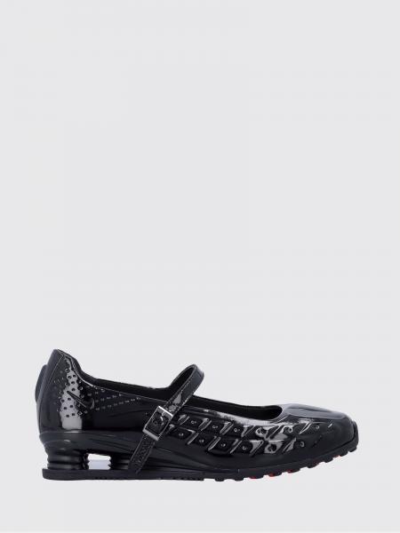 Shox Calistra Nike Mary Jane Sneakers aus Lackleder mit Swoosh-Logo