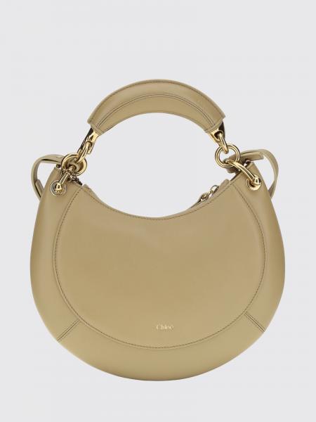Banana Smooth Calfskin Handbag Chloé with Rigid Handle