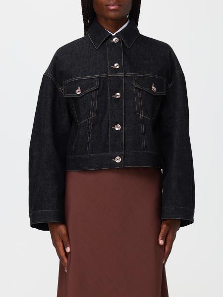 Veste en jean courte Brunello Cucinelli en denim de coton à la coupe décontractée
