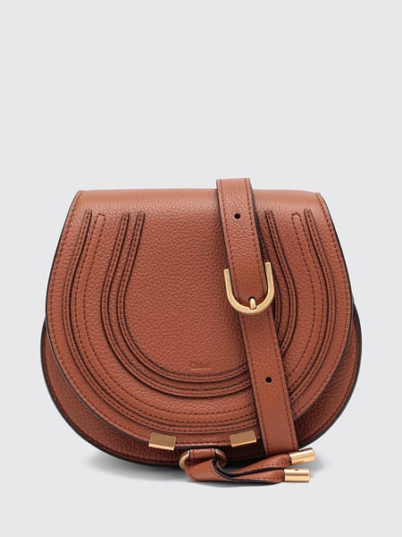 Marcie Mini Grained Calfskin Crossbody Bag Chloé