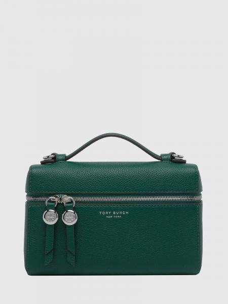 Tory Burch Romy Mini Grained Leather Handbag with Double Zip
