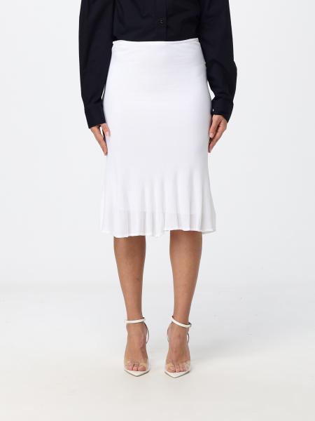 High-Waisted Midi Pencil Skirt Toteme in Viscose with Side Zip Closure