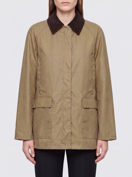 Toteme Country Short Jacket in Organic Cotton with Velvet Collar