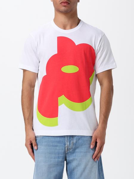 Comme des Garçons Floral Print Cotton T-Shirt