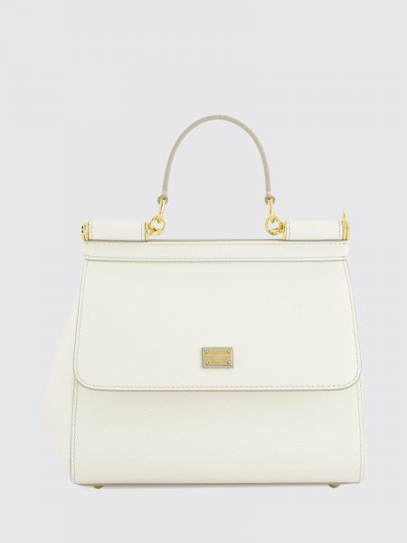 Borsa a mano mini Sicily Dolce & Gabbana in pelle di vitello a grana