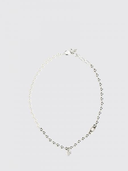 Collar gargantilla Alexander McQueen de latón con colgante de calavera