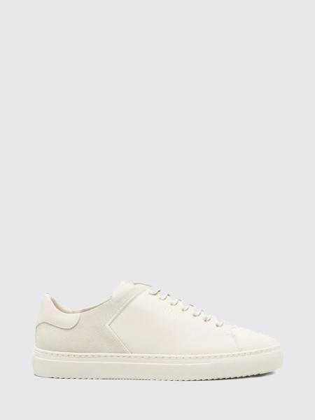 Axel Arigato Clean 90 Low-Top Sneakers in Leather and Suede with Laminated Logo
