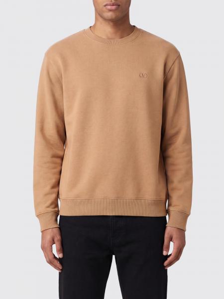 Valentino Crewneck Cotton Sweatshirt with Long Sleeves