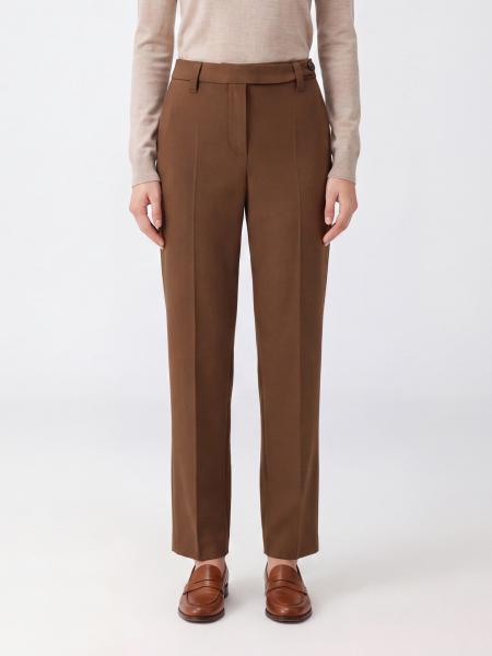 BRUNELLO CUCINELLI モニーレ付き ストレートレッグ ストレッチコットン チノパンツ