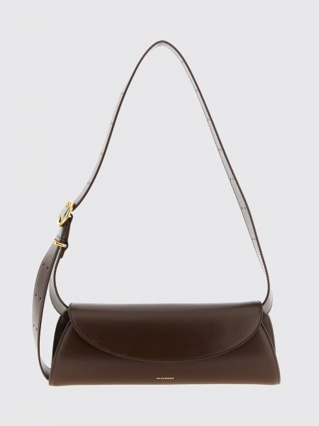 Jil Sander Small Cannolo Smooth Calfskin Leather Shoulder Bag