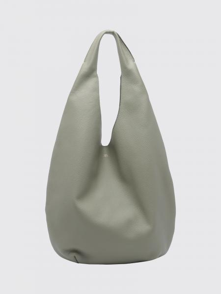 Le Neige Large Shoulder Bag A.P.C. in Grained Leather with Laminated Logo