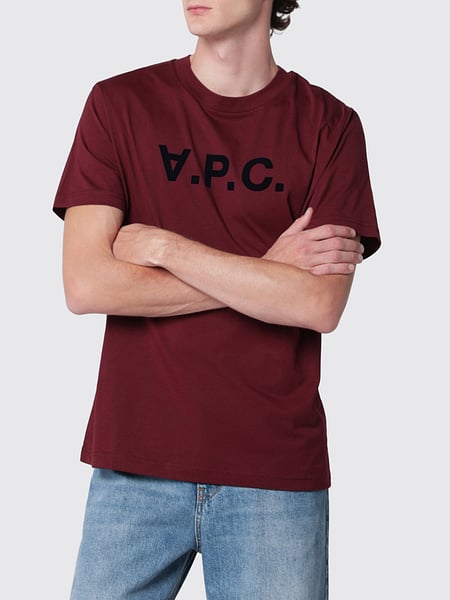 A.P.C. Slim Fit Cotton T-Shirt with Contrasting Logo