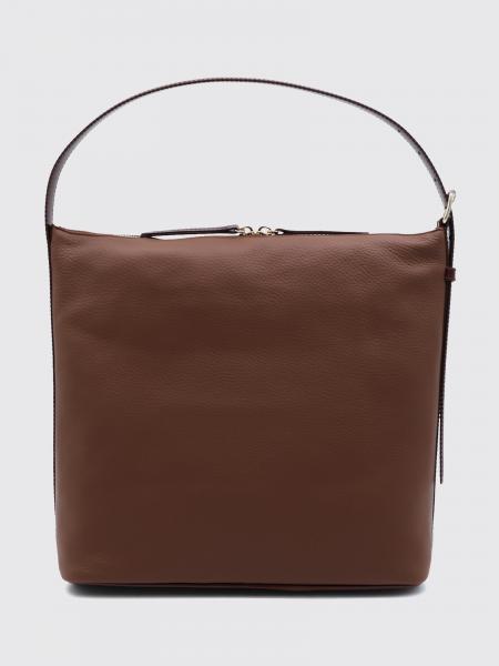Vera Shoulder Bag A.P.C. in Grained Leather with Adjustable Handle and Zip