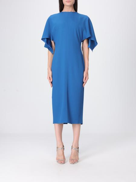 Stella McCartney Crêpe Midi Tunic Dress with Teardrop Back