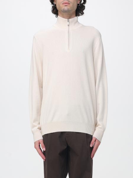 Brunello Cucinelli Slim Fit Half-Zip Cashmere Turtleneck Jumper