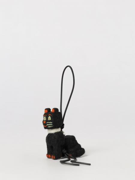 Loewe Futurist Cat Animal-Shaped Keychain in Wool Felt