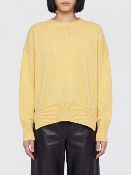 Pull Jil Sander en cachemire à col rond et épaules tombantes